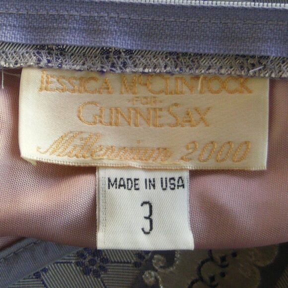 new GUNNE SAX Gown/Dress, 1/3, Purple, Crinoline, Long, Millenium 2000/Y2K - Picture 12 of 13